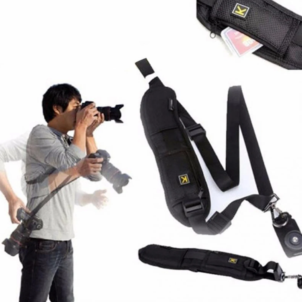 Digitalkamera-Umhängeband, Schnellverschluss, Kamera-Schultergurt, rutschfester, schneller Kamera-Umhängeband für Canon/Nikon/Sony-Kamera
