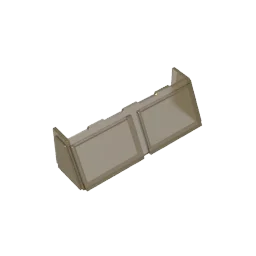 Gobricks GDS-90119 2x6x2 Fensterrahmen Glas Kinder DIY pädagogische Bausteine Technik Image