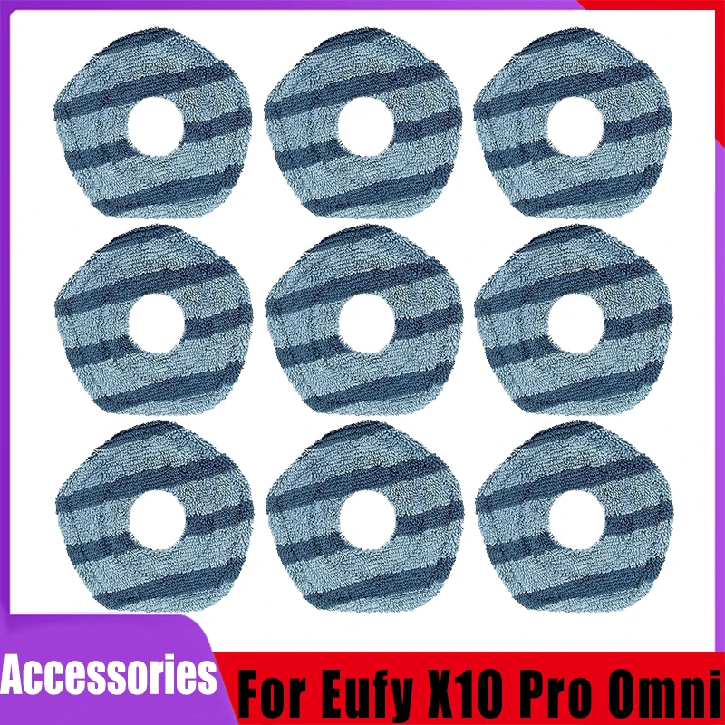 Mopp Tuch Pads Für Eufy X10 Pro Omni Eufy X9 Pro Staubsauger Teil Waschbar Mopp Pad Mopp Lumpen Teile Ersatz Image