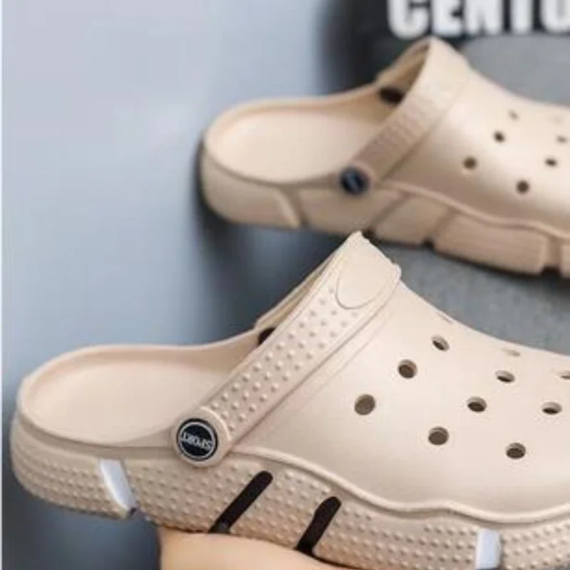 Mode Klassische Frauen Männer Sandalen Outdoor Atmungsaktive Flache Sandalen Paar Sommer Strand Schuhe Hause Nicht-slip Hausschuhe Clogs Große größe