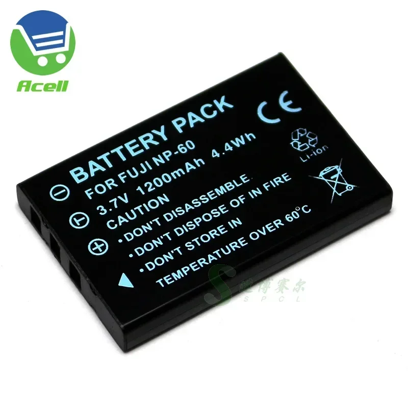 NP60 W0006 Battery for AIPTEK Action HD SeeMe HD 3D i2 T8Pro AHD A100 A300 H500 H350 H250 H150 Z500 Z600 Z700 AF1 C100 Camcorder