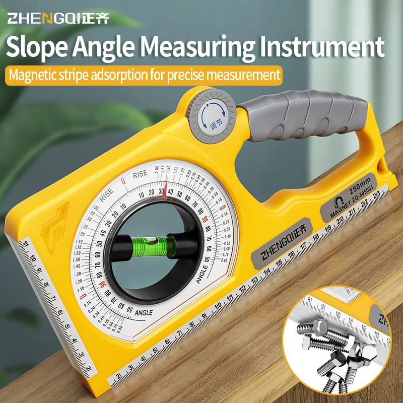 Hohe Präzision Winkel Neigung Messgerät Magnetische Ebene Blase Neigungsmesser Winkelmesser Winkel Finder Neigung Skala Ebene Image
