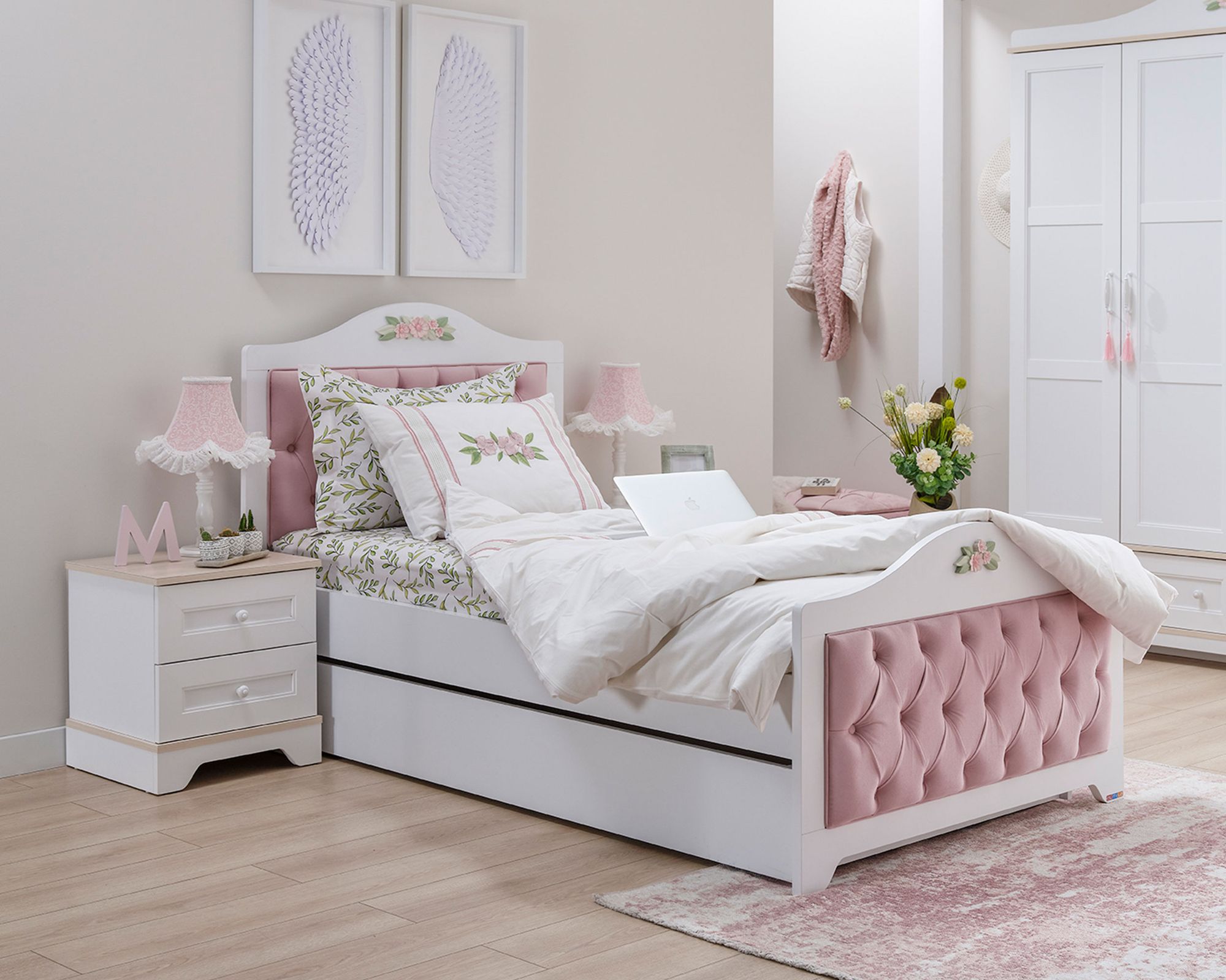 INFANSKIDS »Bianca« Bett 90x200 cm / ohne Polster / ohne Bettschublade Image