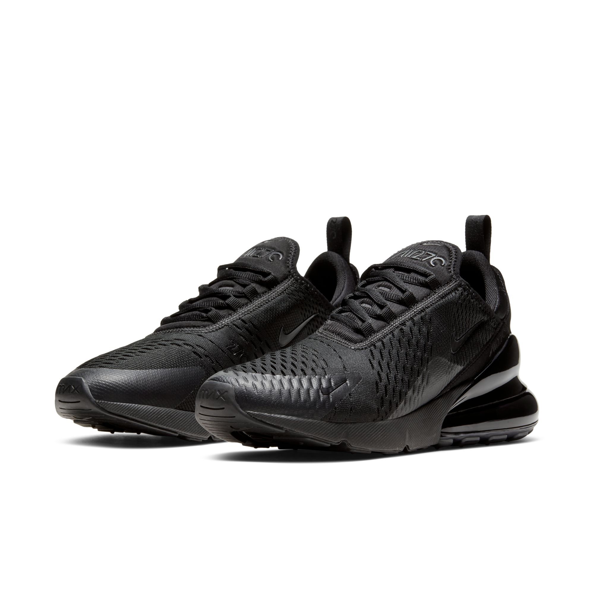 Sneaker NIKE SPORTSWEAR "AIR MAX 270", Herren, Gr. 47,5, schwarz, schwarz, schwarz, Synthetik, Textil, Schuhe Sneaker, Topseller
