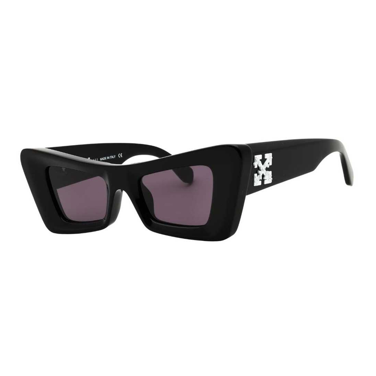 Off-White - "Accra" Dick-Sonnenbrille für Damen, Kunststoff (Schwarz) Image