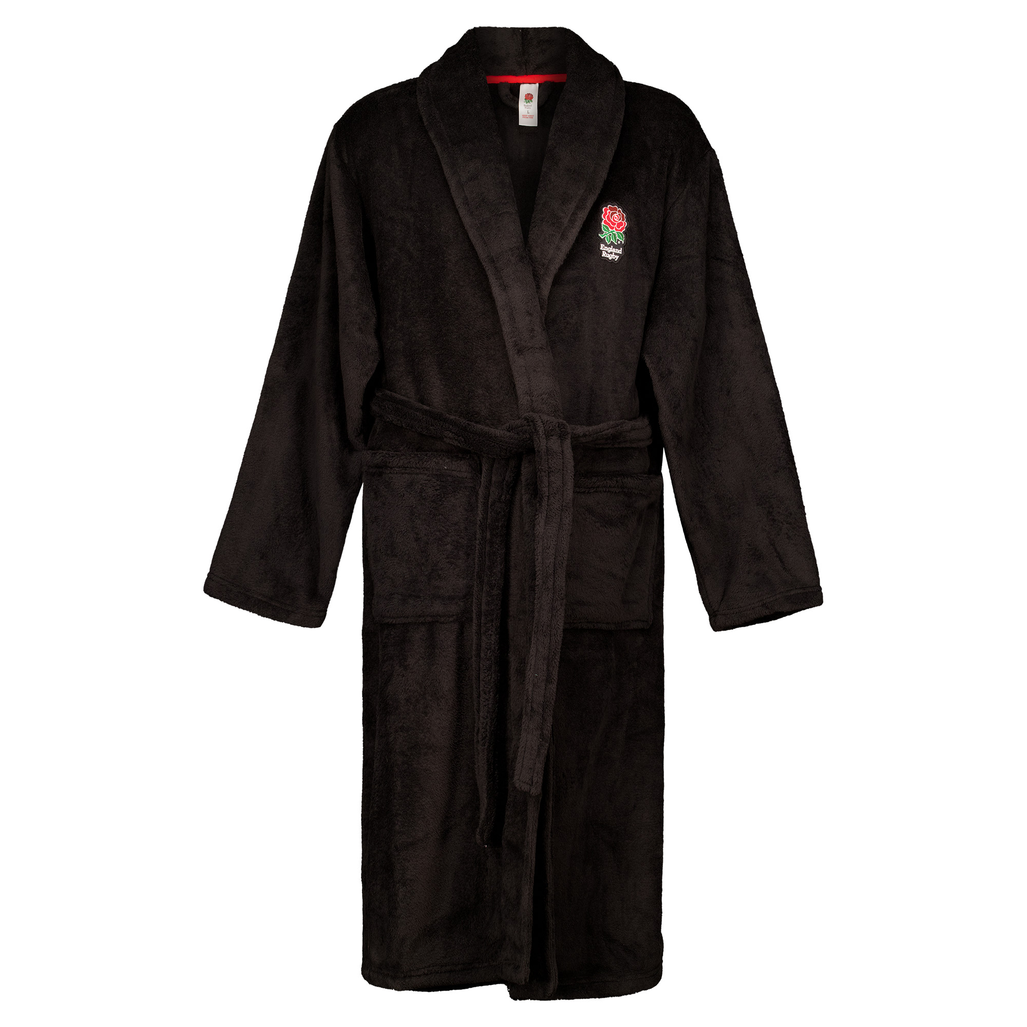 England Rugby-Bademantel mit superweichem Wappen – Schwarz – Junior Image