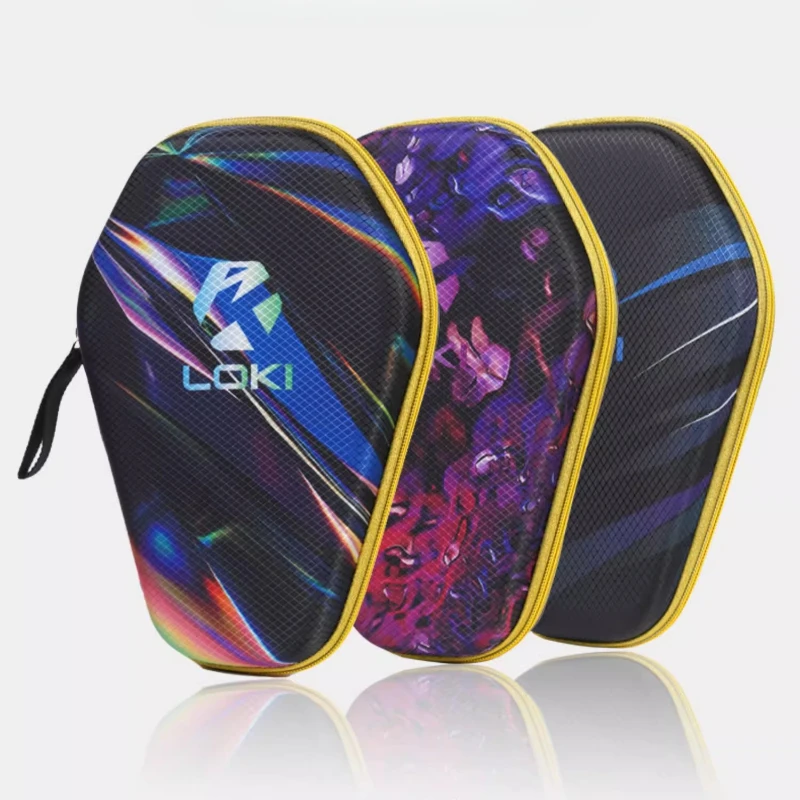 LOKI Table Tennis Racket Bag Hard Shell Waterproof Dustproof Table Tennis Paddles Box Case Storage Bag for Paddles & Accessories