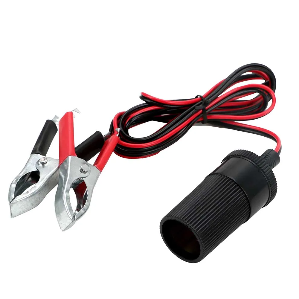 12V 15A Auto Batterie Terminal Clamp Clip Weibliche Batterien Buchse Stecker Auto Zubehör Zigarette Leichter Steckdose Adapter Image