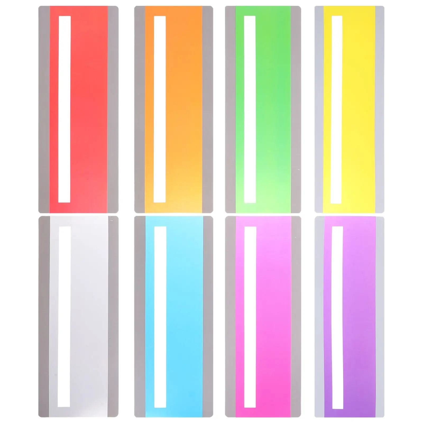 8pcs Guided Reading Strips Highlight Colored Overlays Colorful Bookmark Reading Tracking Rulers For Dyslexics Kid Gift Useful