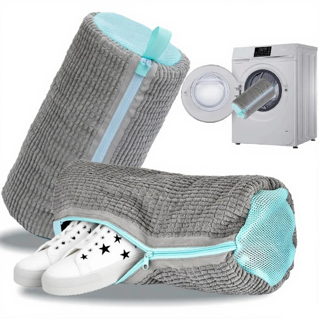 Reusable Laundry Shoe Bag for All Shoes Sizes and Types Durable Shoe Washing Machine Bag for Washer Machine and Dryer Machine