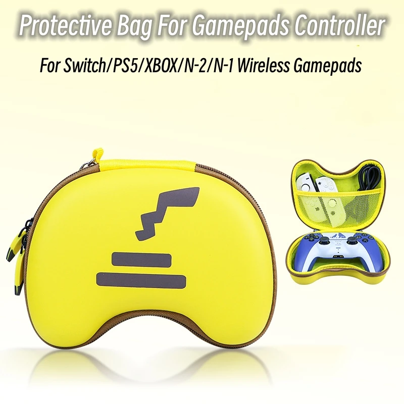 Large Protective Controller Storage Bag for NS Switch Wireless Gamepads For PS5 Controller Case Storage Box For Xbox Joystick N2