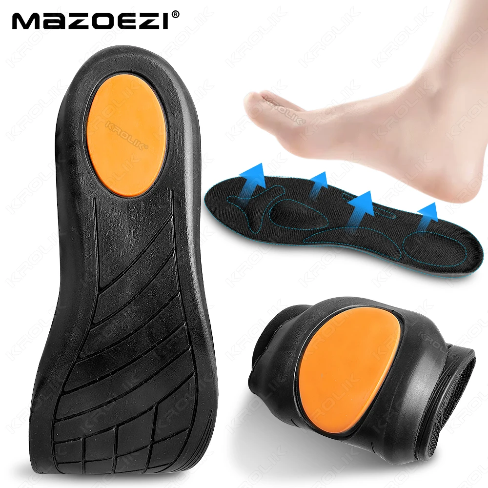 1 Paar 5D Cloud Technology PU-Kissen Weiche Sport-Einlegesohlen für Schuhe Hohe Elastizität für Männer und Frauen Fußpflege Orthopädische Einlegesohlen Image