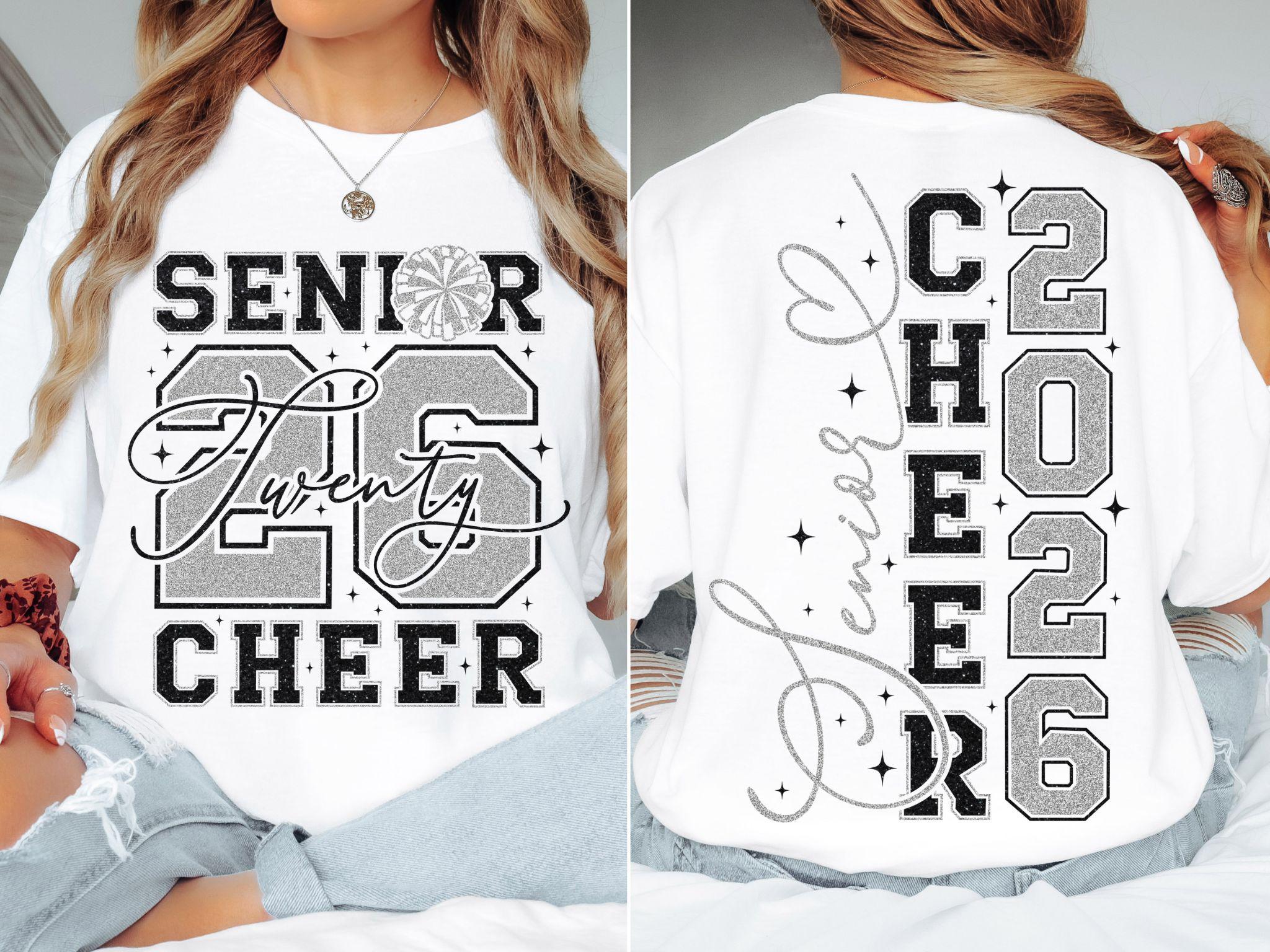 Cheerleader Senior Svg Png, Senior 2026 Svg, Senior Svg, Laureato Svg, Laurea Svg, Classe del 2026 Svg, Laureato 2026 Svg, File Svg per Cricut, PNG