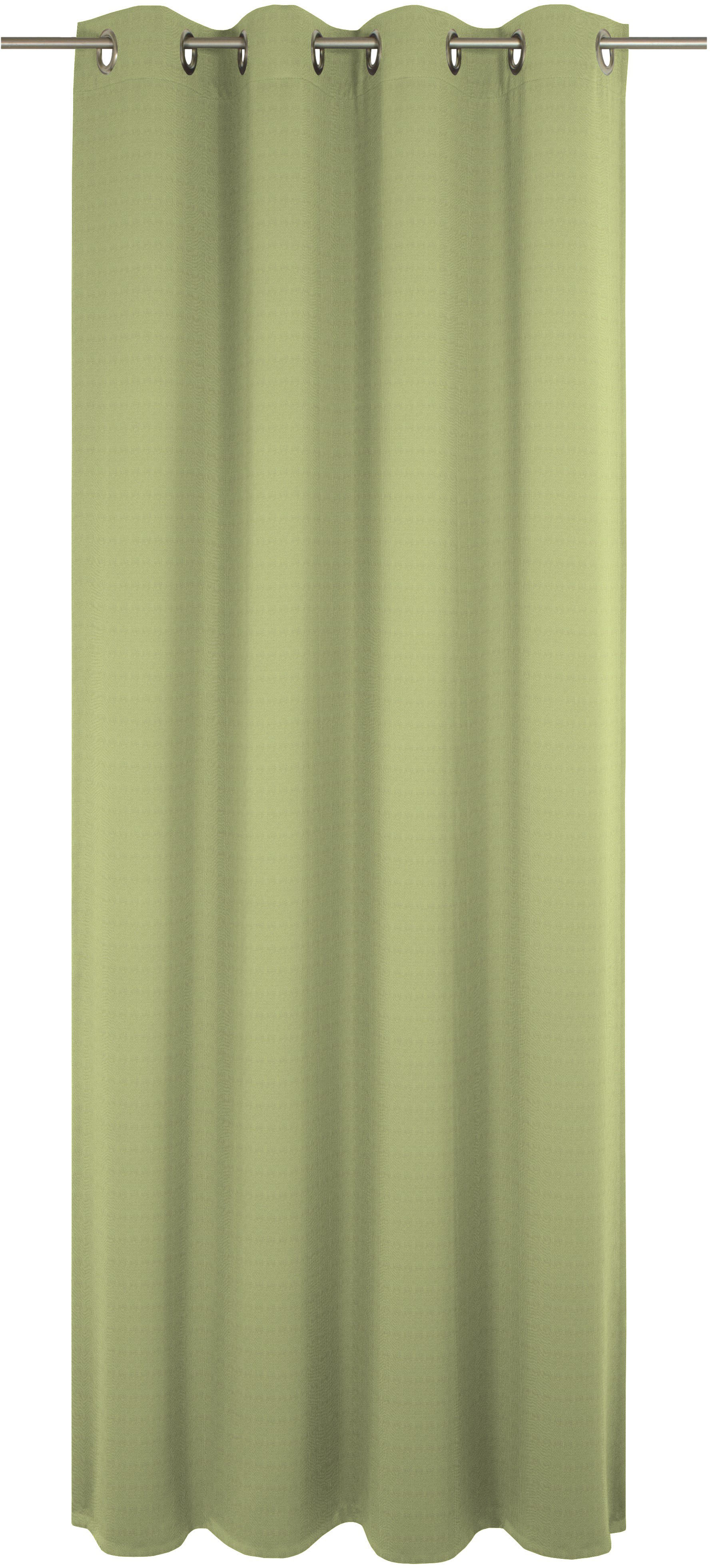 Vorhang ADAM "Uni Collection", grün, B:142cm H:185cm, Baumwolle (Bio-Baumwolle), Gardinen, Blickdichter aus 100% Bio-Baumwolle Image