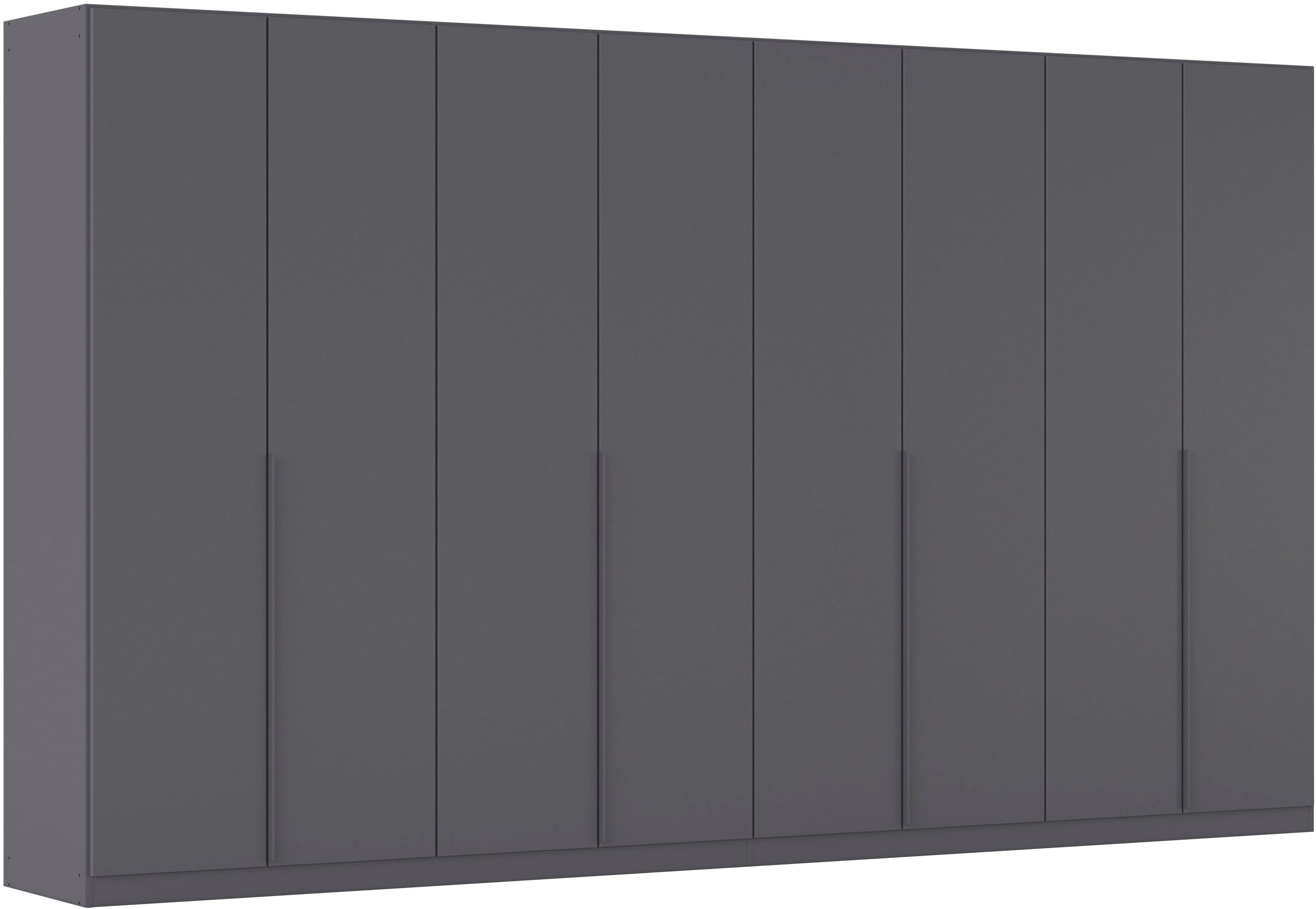 Drehtürenschrank RAUCH "Kleiderschrank Schrank Garderobe AGORDO TOPSELLER Schlafzimmer", graumetallic, B:360cm H:229cm T:54cm, Holzwerkstoff, Schränke, durchdachte Innenausstattung, in 7 Breiten und 2 Höhen MADE IN GERMANY, Topseller Image