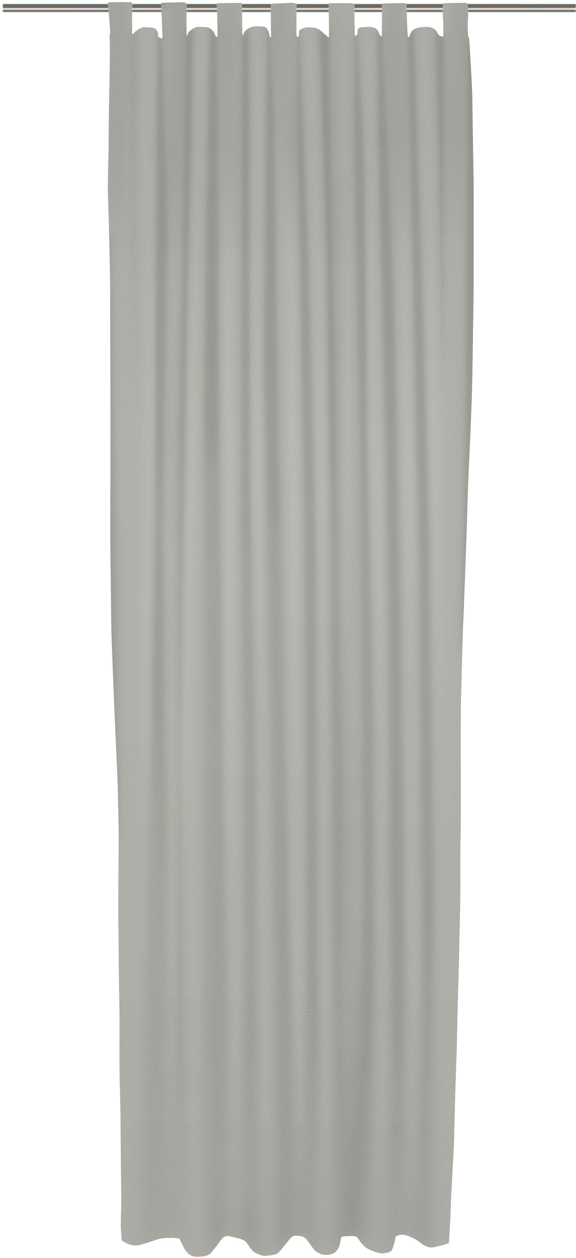 Vorhang ADAM "Uni Collection light", grau (hellgrau), B:142cm H:365cm, Baumwolle (Bio-Baumwolle), Gardinen, aus 100% Bio-Baumwolle Image
