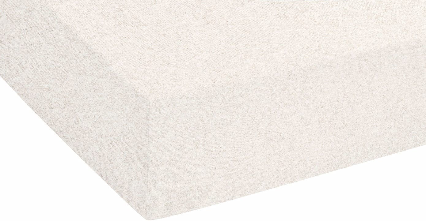 Spannbettlaken BIBERNA Gr. 1, grau (hellgrau), L:200cm, Biber, 100% Baumwolle, Bettlaken Image