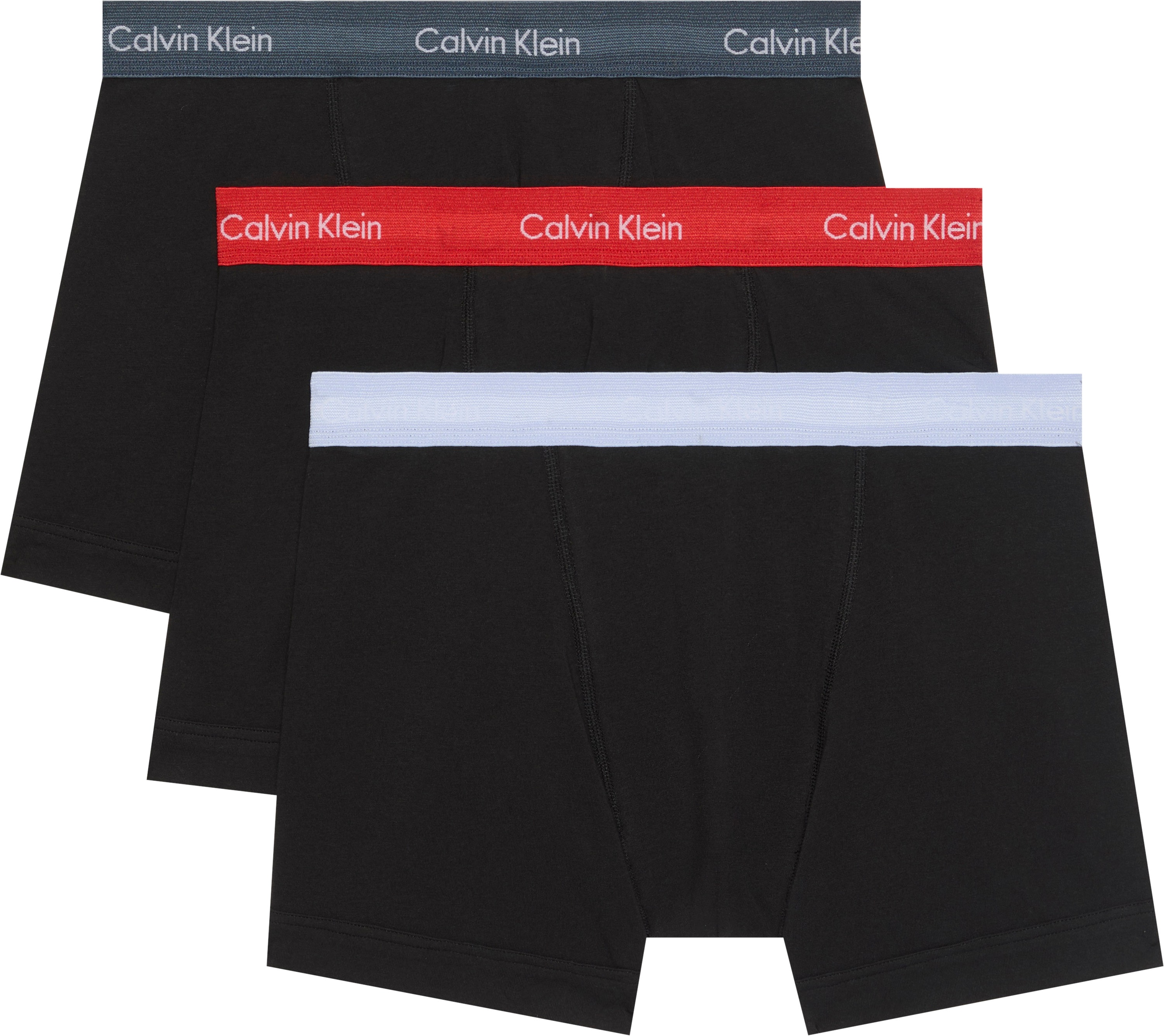 Trunk "TRUNK 3PK", Herren, Gr. M (50), schwarz, Jersey, Obermaterial: 95% Baumwolle, 5% Elasthan, CALVIN KLEIN UNDERWEAR, körpernah, Unterhosen, mit Logo-Elastikbund Image
