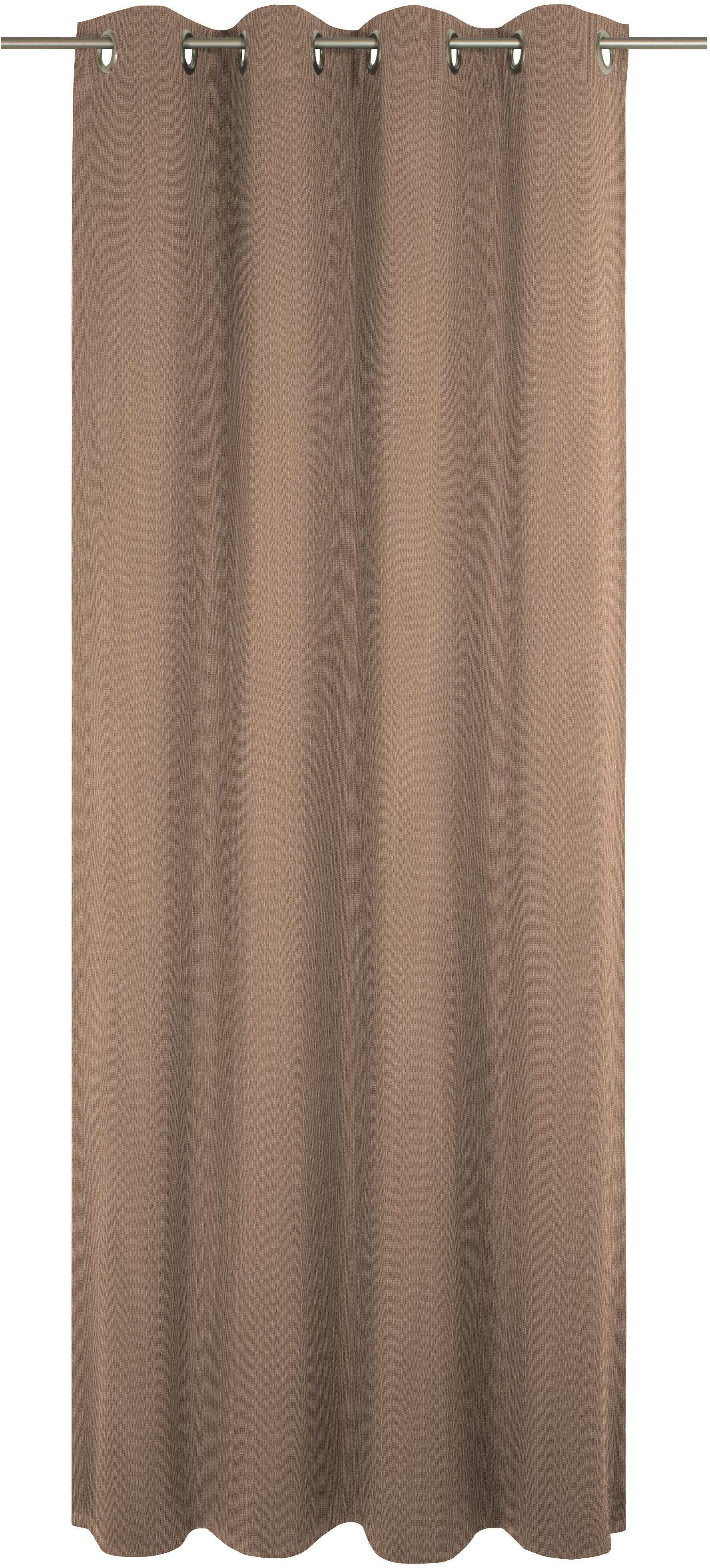 Vorhang ADAM "Uni Collection", braun, B:142cm H:275cm, Baumwolle (Bio-Baumwolle), Gardinen, Blickdichter aus 100% Bio-Baumwolle Image