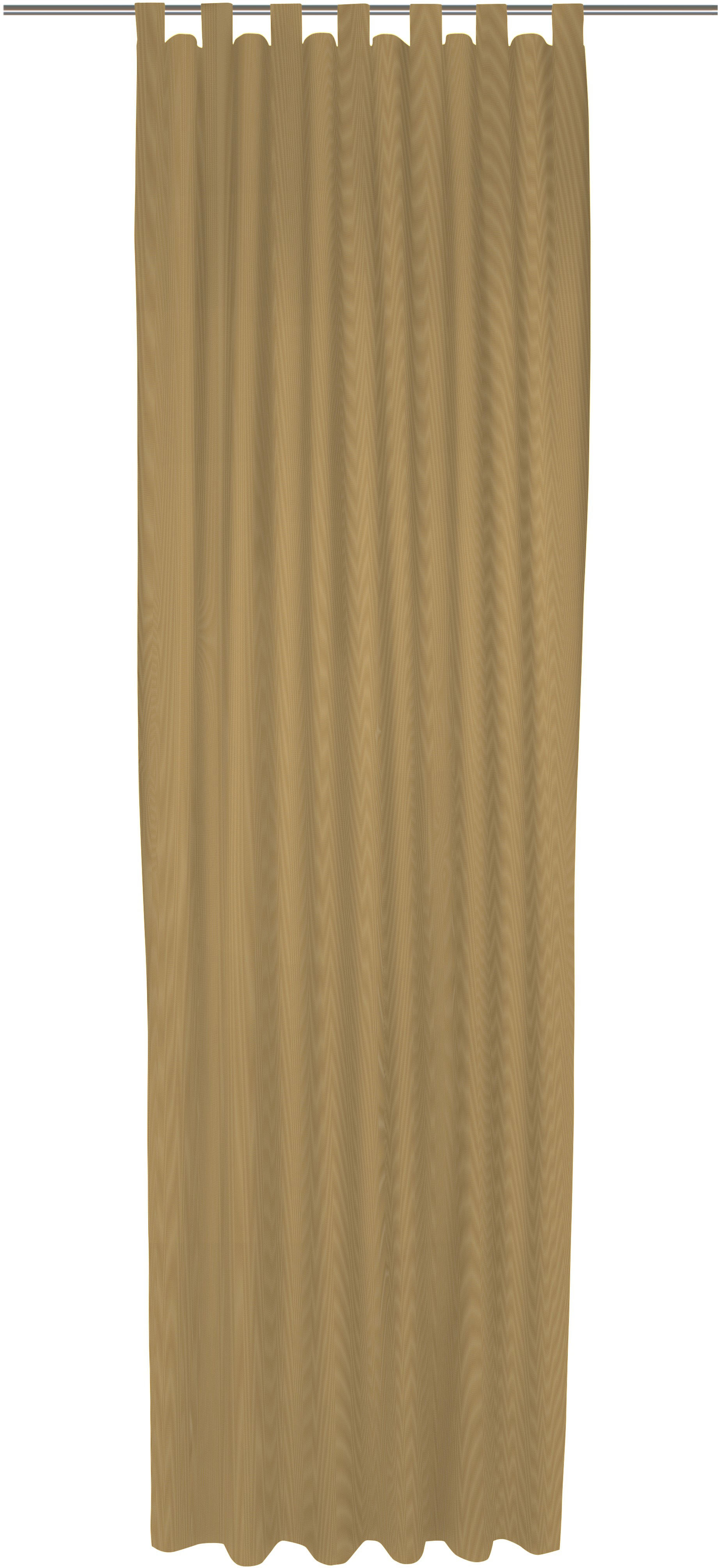 Vorhang ADAM "Uni Collection", gelb (curry), B:142cm H:225cm, Baumwolle (Bio-Baumwolle), Gardinen, Blickdichter aus 100% Bio-Baumwolle Image