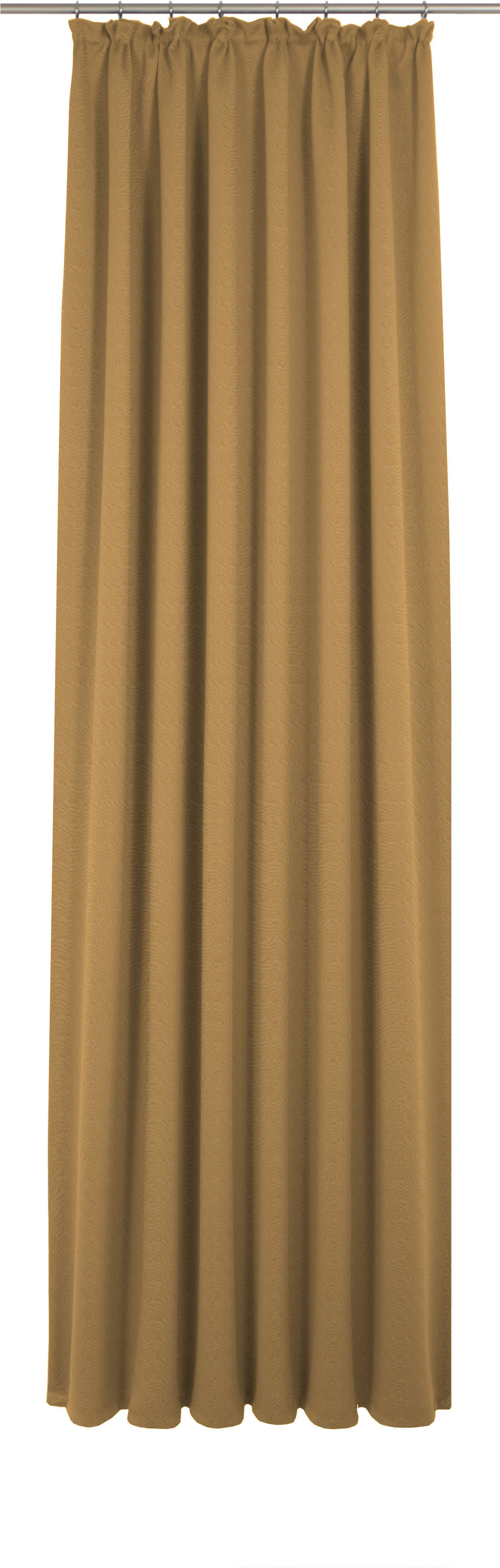Vorhang ADAM "Uni Collection", gelb (curry), B:142cm H:395cm, Baumwolle (Bio-Baumwolle), Gardinen, aus 100% Bio-Baumwolle Image