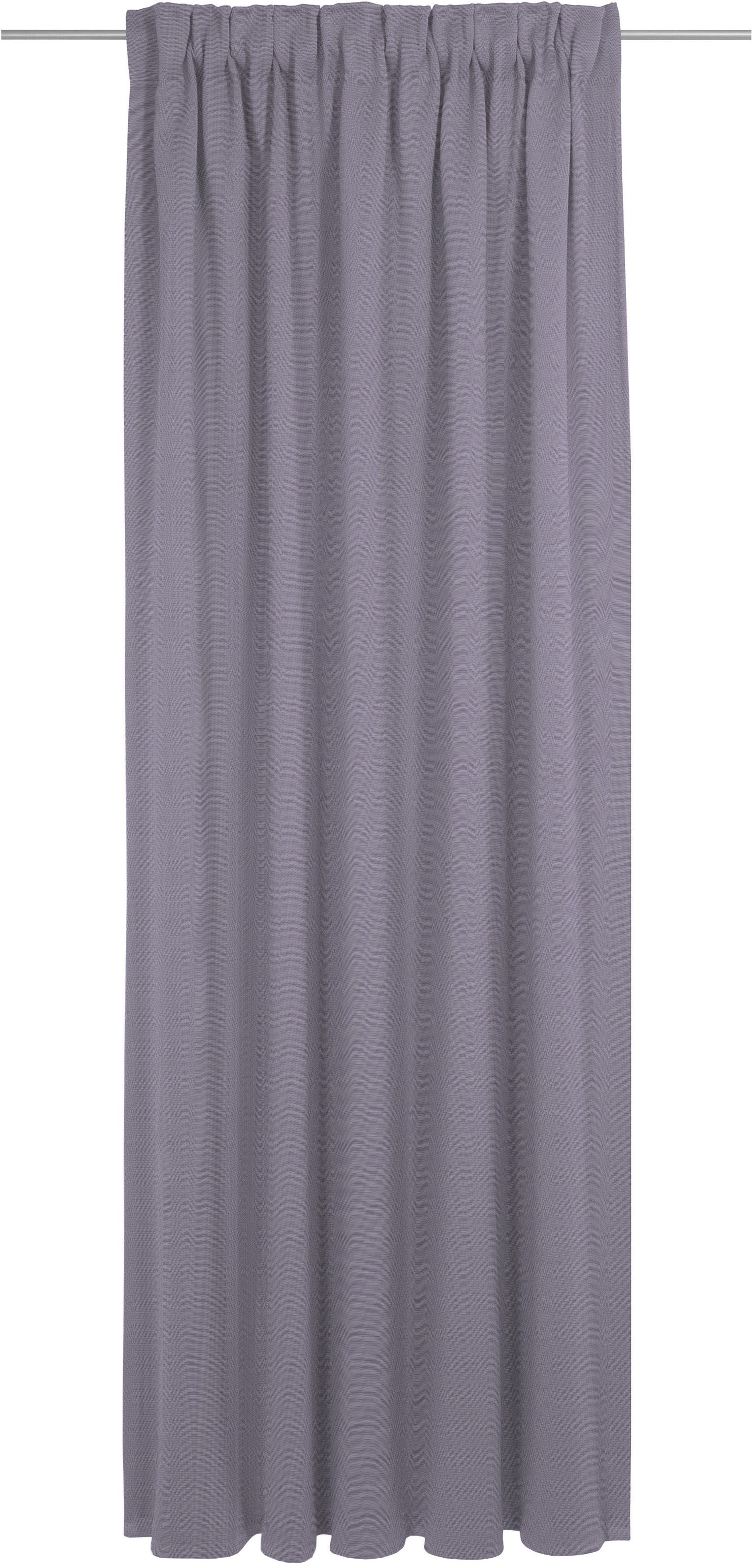 Vorhang ADAM "Uni Collection light", lila, B:142cm H:165cm, Baumwolle (Bio-Baumwolle), Gardinen, aus 100% Bio-Baumwolle Image