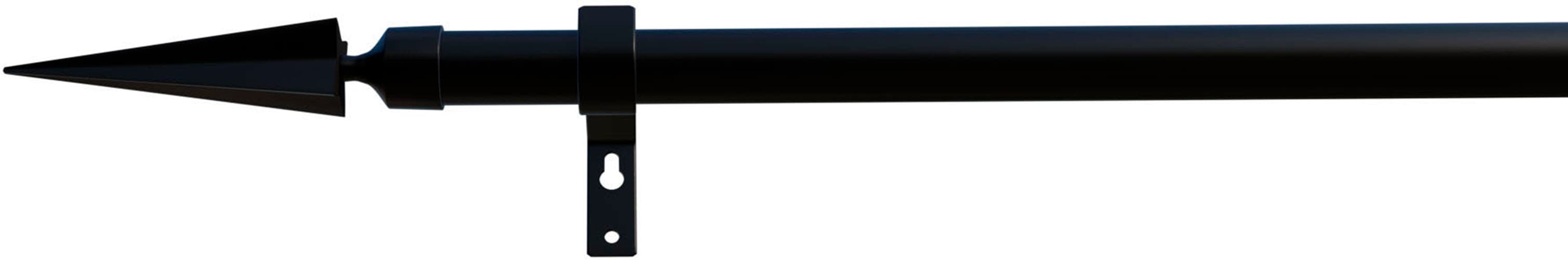 Gardinenstange INDEKO "Parma", schwarz, L:140cm Ø:16mm, Eisen, Gardinenstangen Image