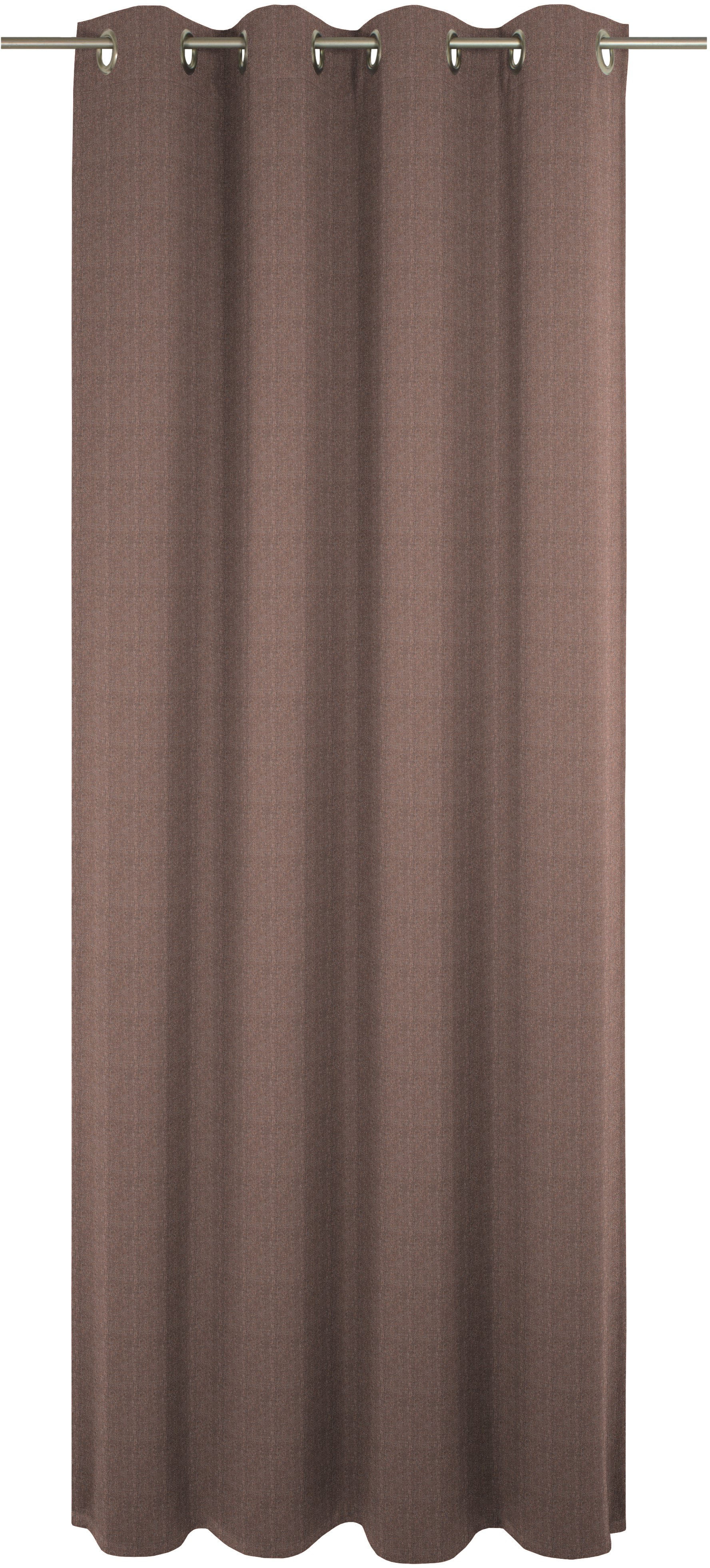 Vorhang WIRTH "Torbole", orange (terra), B:132cm H:275cm, Baumwolle, Polyester, Gardinen, nach Maß Image