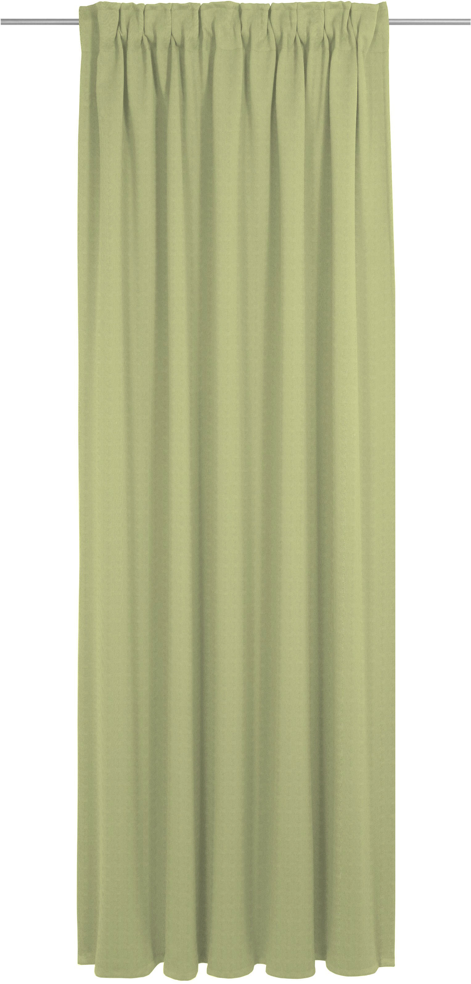 Vorhang ADAM "Uni Collection", grün, B:142cm H:405cm, Baumwolle (Bio-Baumwolle), Gardinen, Blickdichter aus 100% Bio-Baumwolle Image