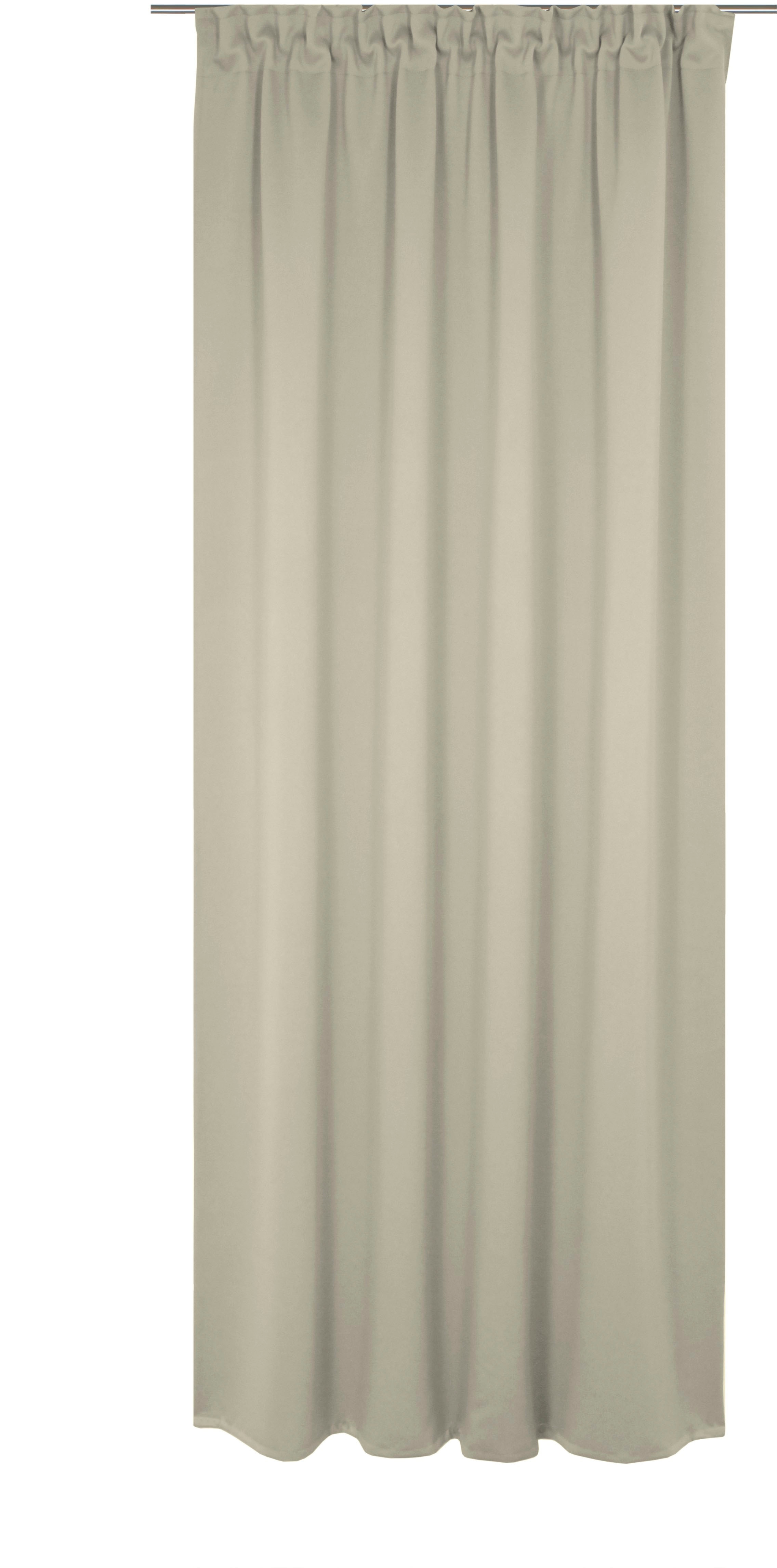 Vorhang WIRTH "Newbury", grau (taupe), B:130cm H:385cm, Baumwolle, Polyester, Gardinen, nach Maß Image