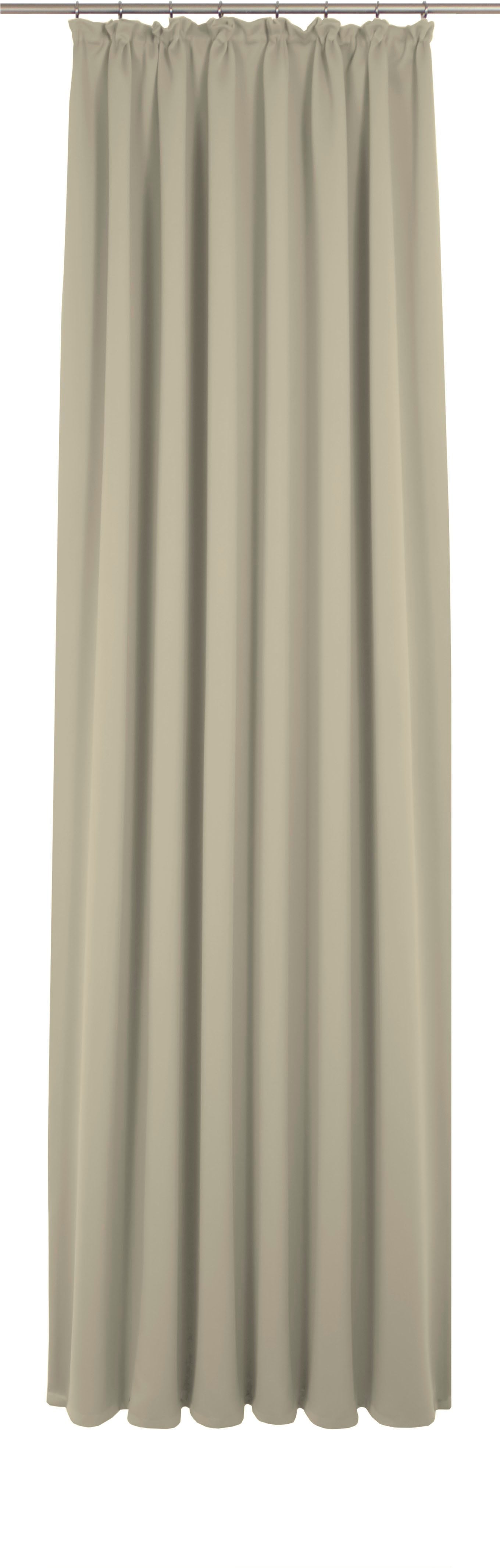 Vorhang WIRTH "Newbury", grau (taupe), B:130cm H:395cm, Baumwolle, Polyester, Gardinen, nach Maß Image