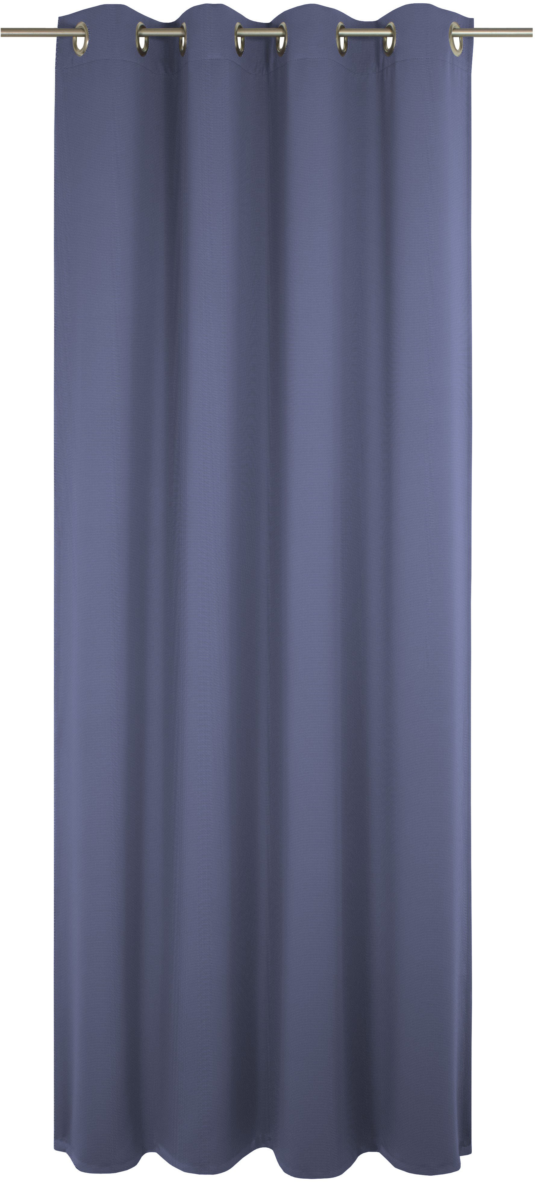 Vorhang ADAM "Uni Collection", blau (royalblau), B:142cm H:245cm, Baumwolle (Bio-Baumwolle), Gardinen, Blickdichter aus 100% Bio-Baumwolle Image