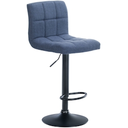 CLP Barhocker Calma Stoff blau/schwarz Image