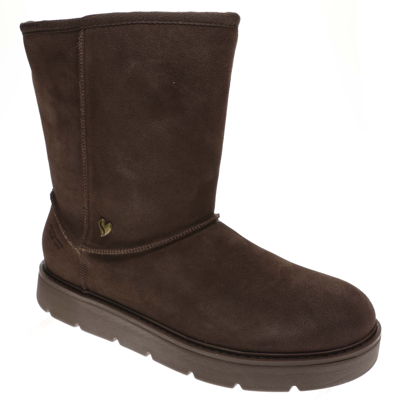 Skechers Modern Comfort-Season Keepsake Cozy - Cozy Mid - Womens 7.5 Brown Boot Medium