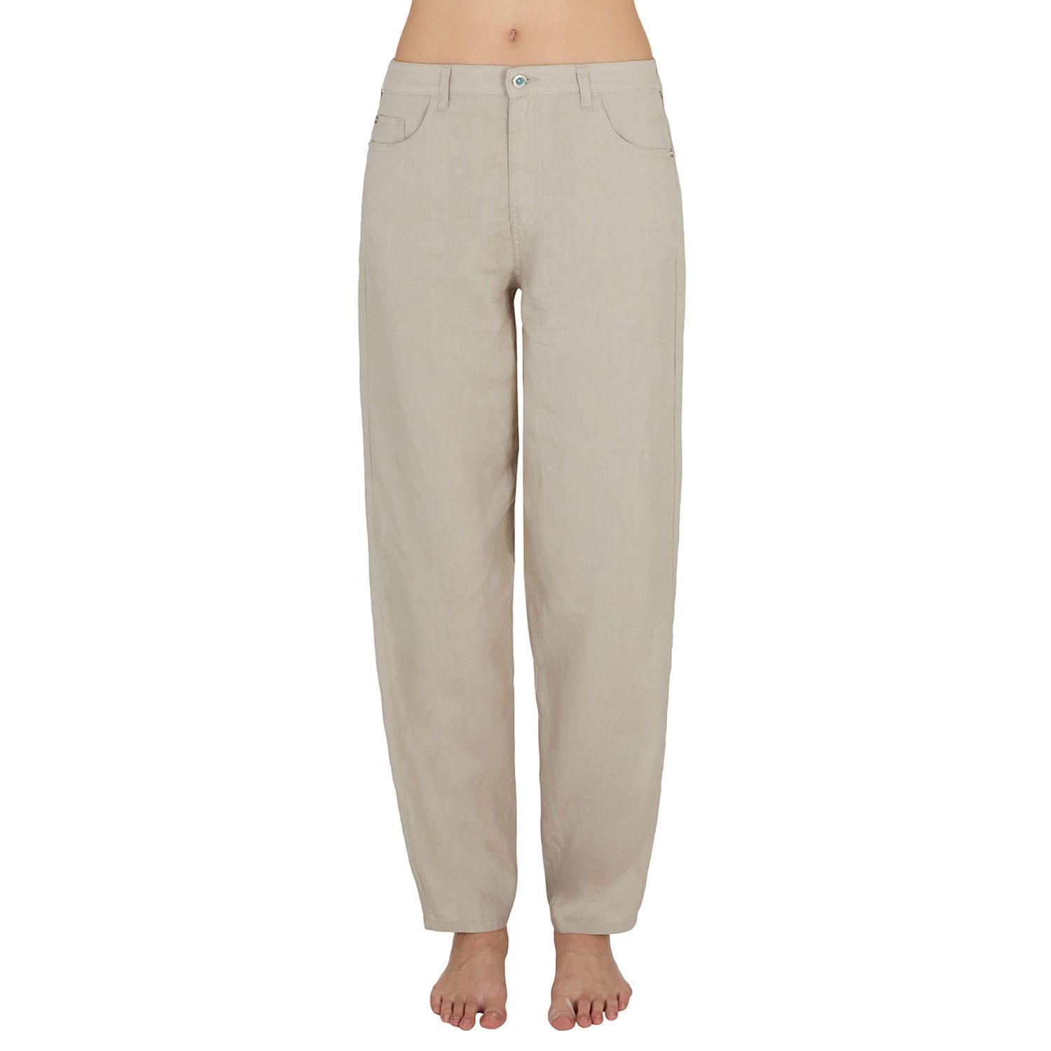 Emporio Armani Damen J90 Regular Jeans (Grau) Image