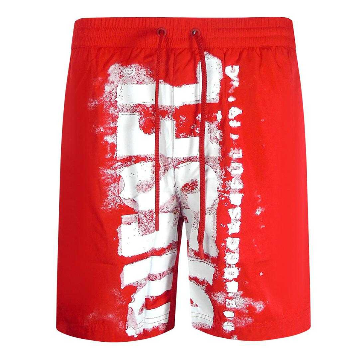 Diesel Herren BMBX-Powel Beach Boardshorts (Rot) Image