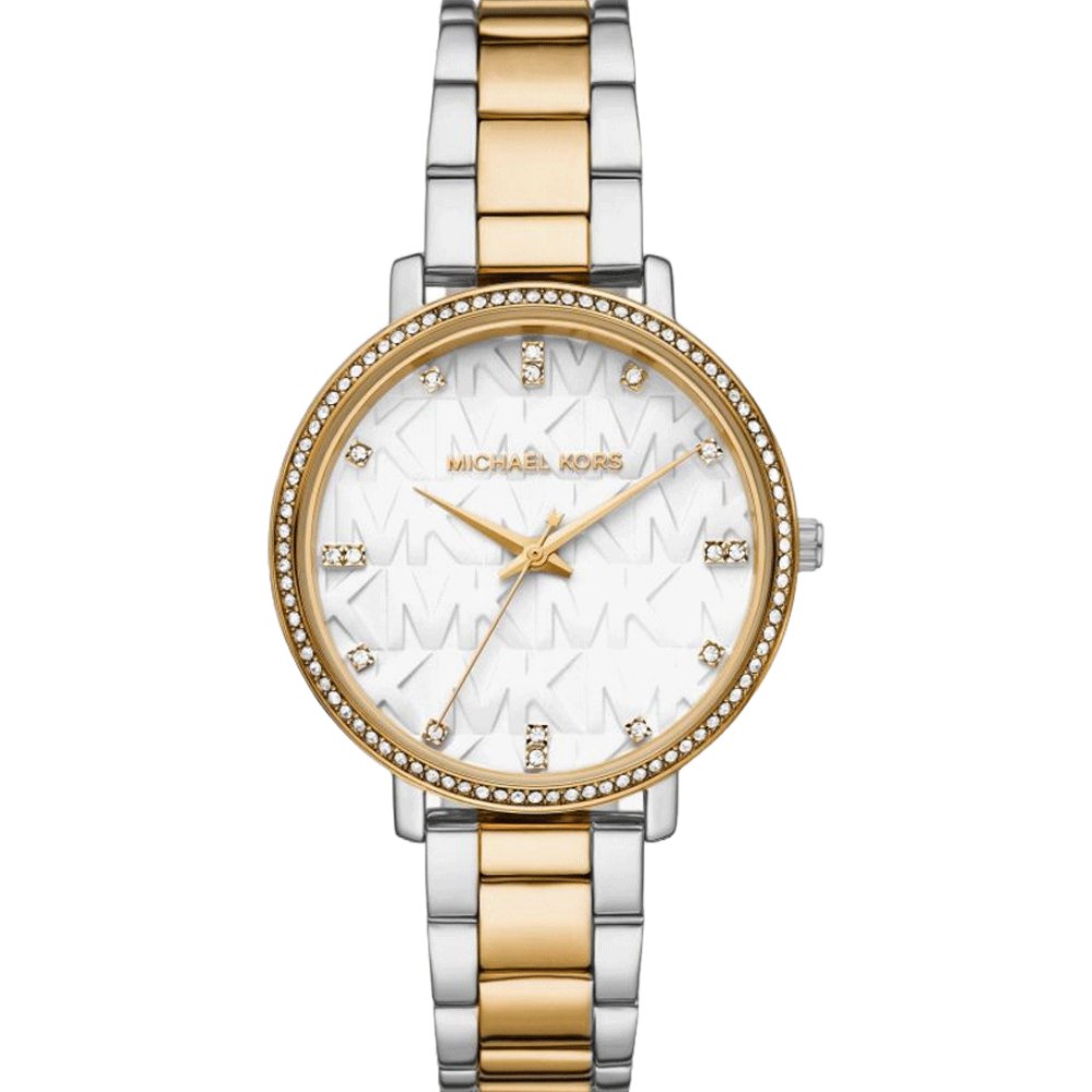 Michael Kors MK4595 Pyper Zwei-Ton-Armband Damenuhr Image