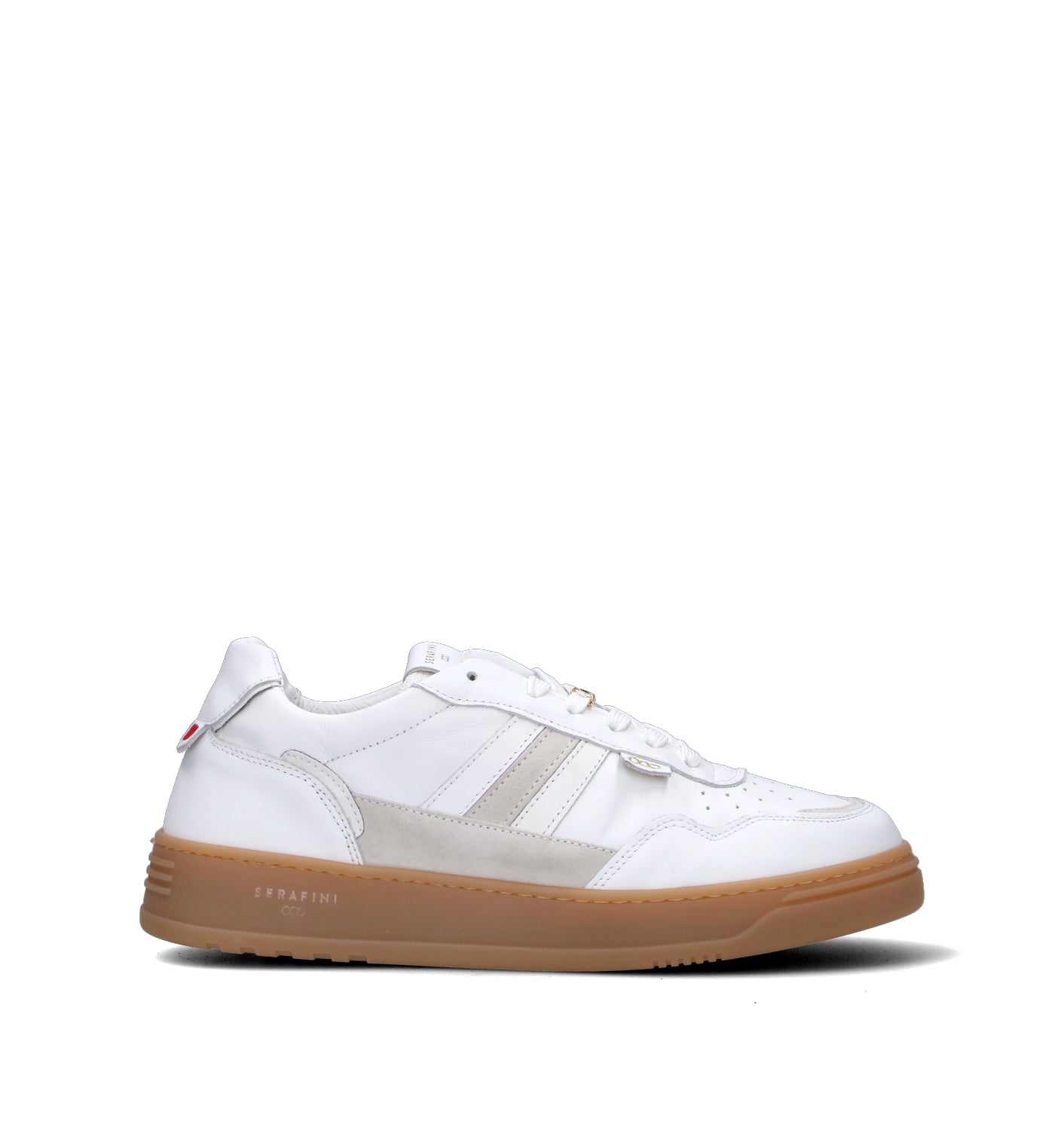 SERAFINI Sneaker uomo bianca in pelle
