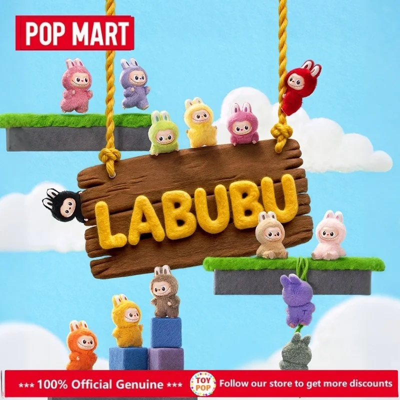 POP MART Labubu The Monsters Pin for Love Series Blind Box Spielzeug Guess Bag Mystery Box Puppe Anime Figur Ornamente Geschenkkollektion