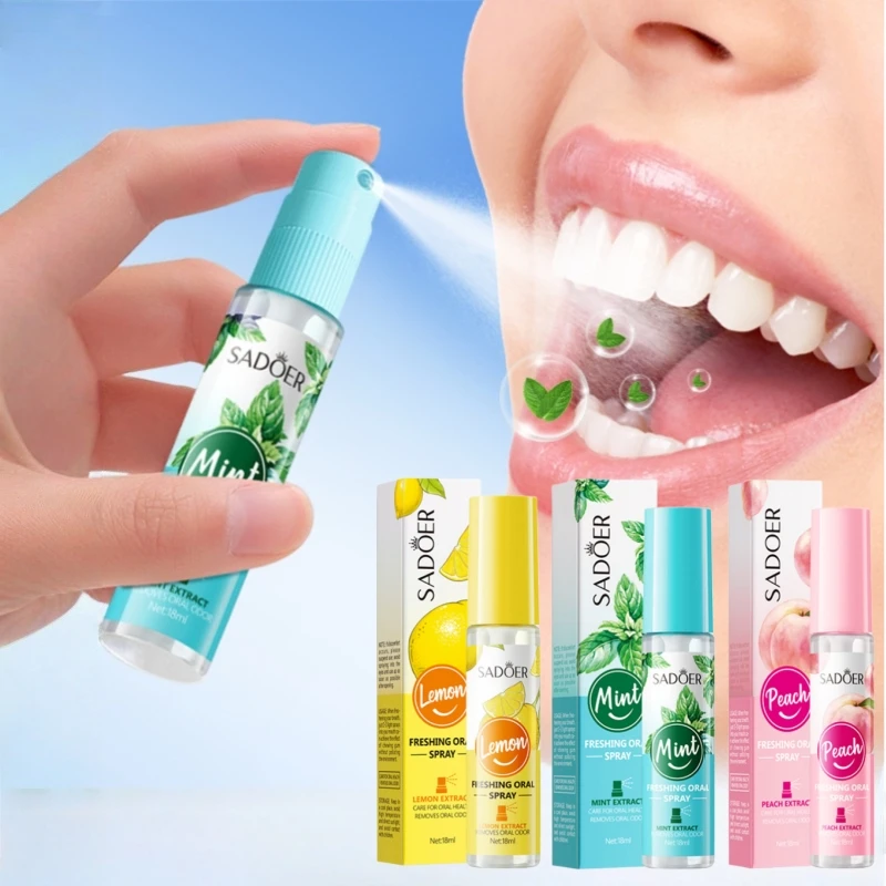 1/2/3/4 Stück tragbares Mundspray, sauberer Geschmack, langwirksames, anhaltendes Mundspray, frischer Geruch, Mundhöhlenspray, frisches Atemspray Image