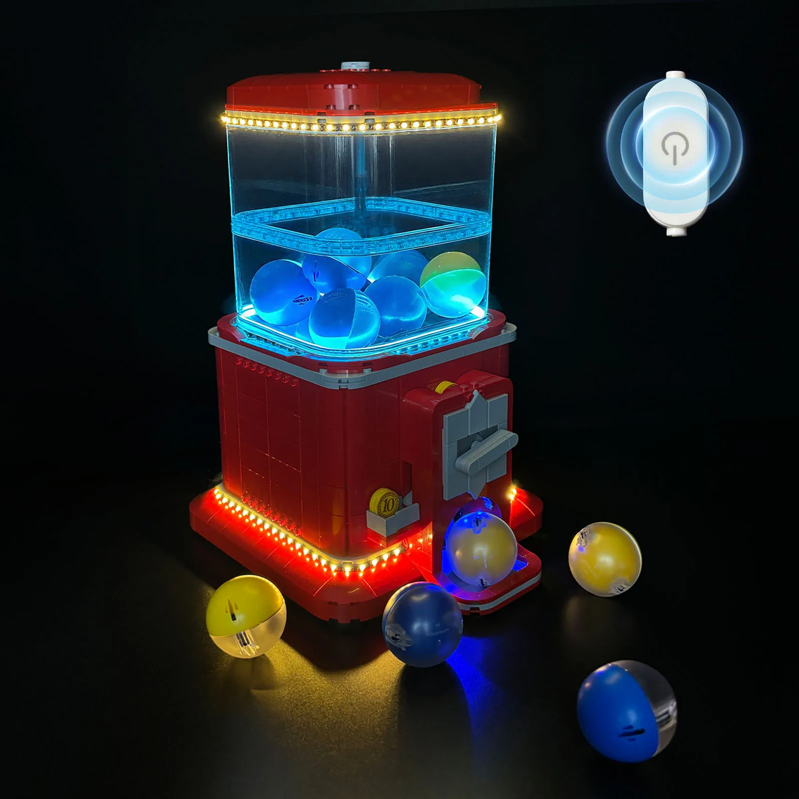 LYBMTWF LED-Beleuchtungsset, kompatibel mit Lego 21358, Minifiguren-Verkaufsautomat (Modellsteinen NICHT im Lieferumfang enthalten) Image