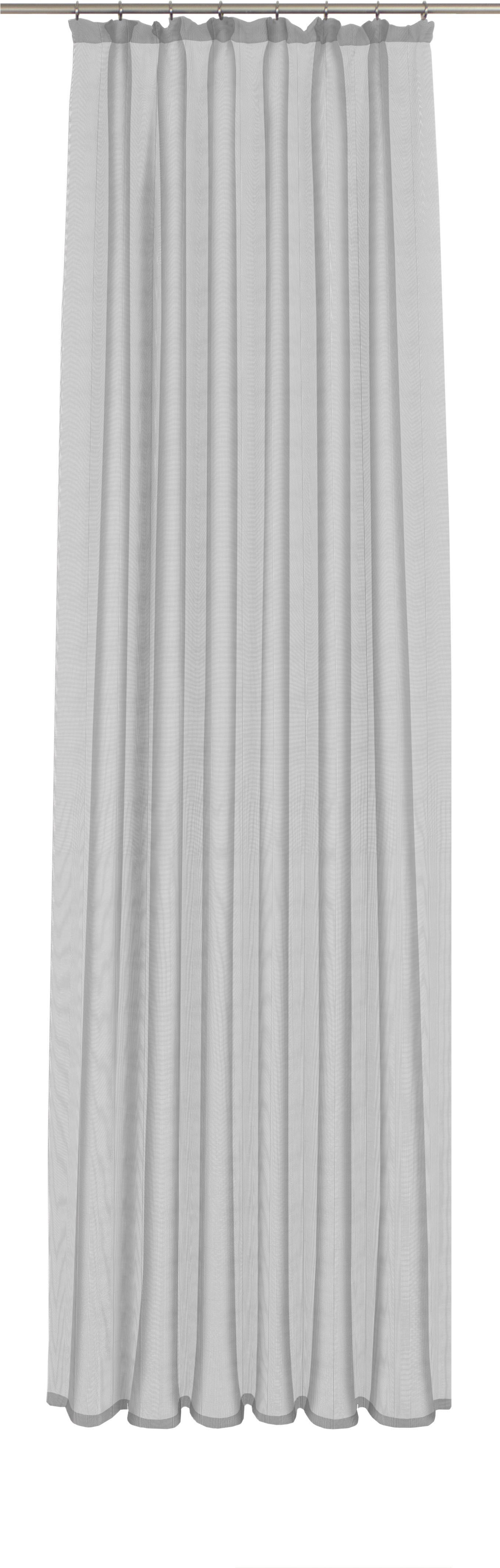 Gardine WIRTH "Chiara" Gr. 19, bunt (beige, grau), B:750cm H:225cm, Jacquard, Polyester, Gardinen Image