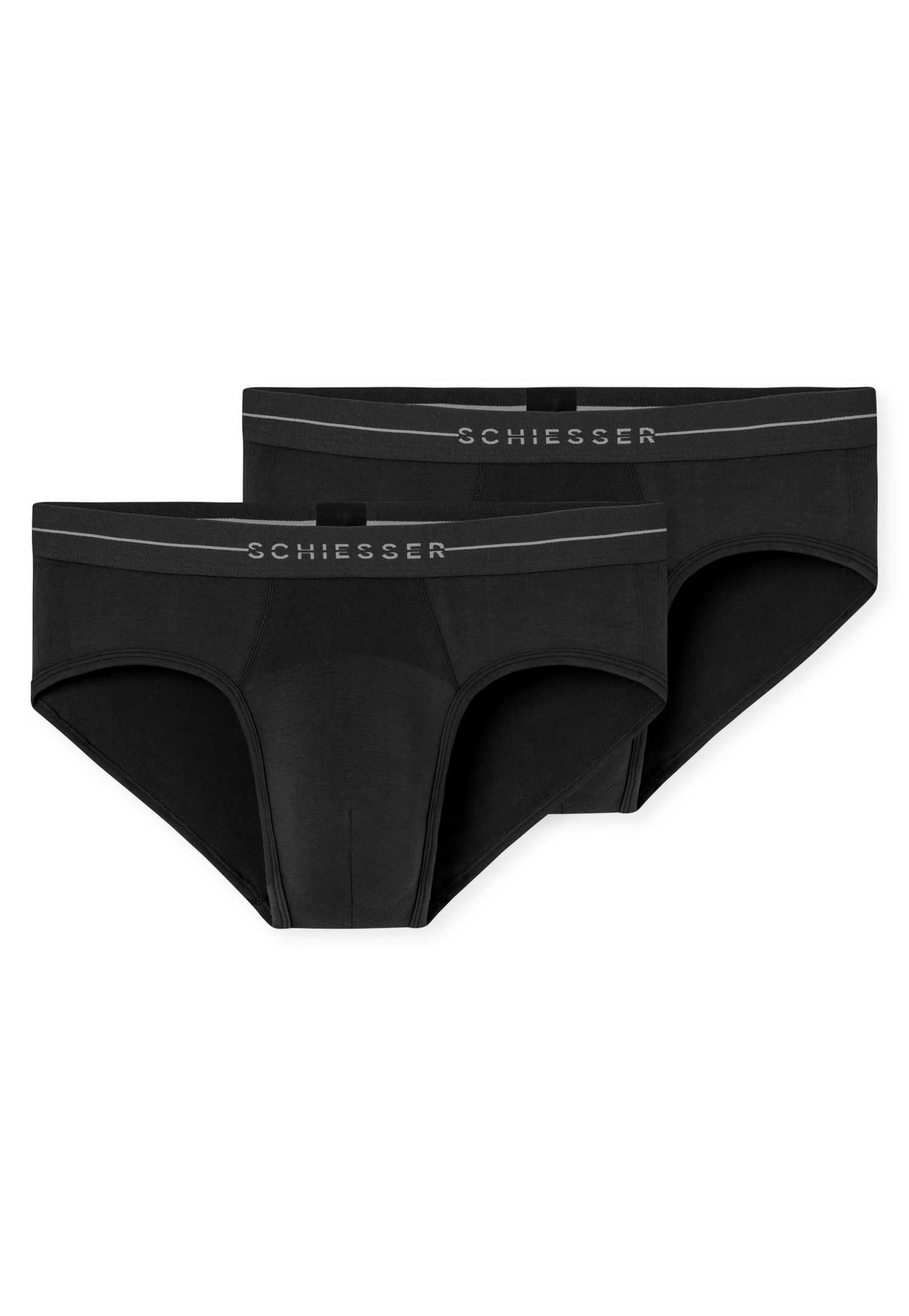 Rioslip SCHIESSER "Cotton Flex", Herren, Gr. 7, schwarz (000, schwarz), Single Jersey, Obermaterial: 85% Baumwolle, 10% Polyamid, 5% Elasthan, körpernah, Unterhosen, Baumwollmischung, ohne störende Seitennähte, superweich Image
