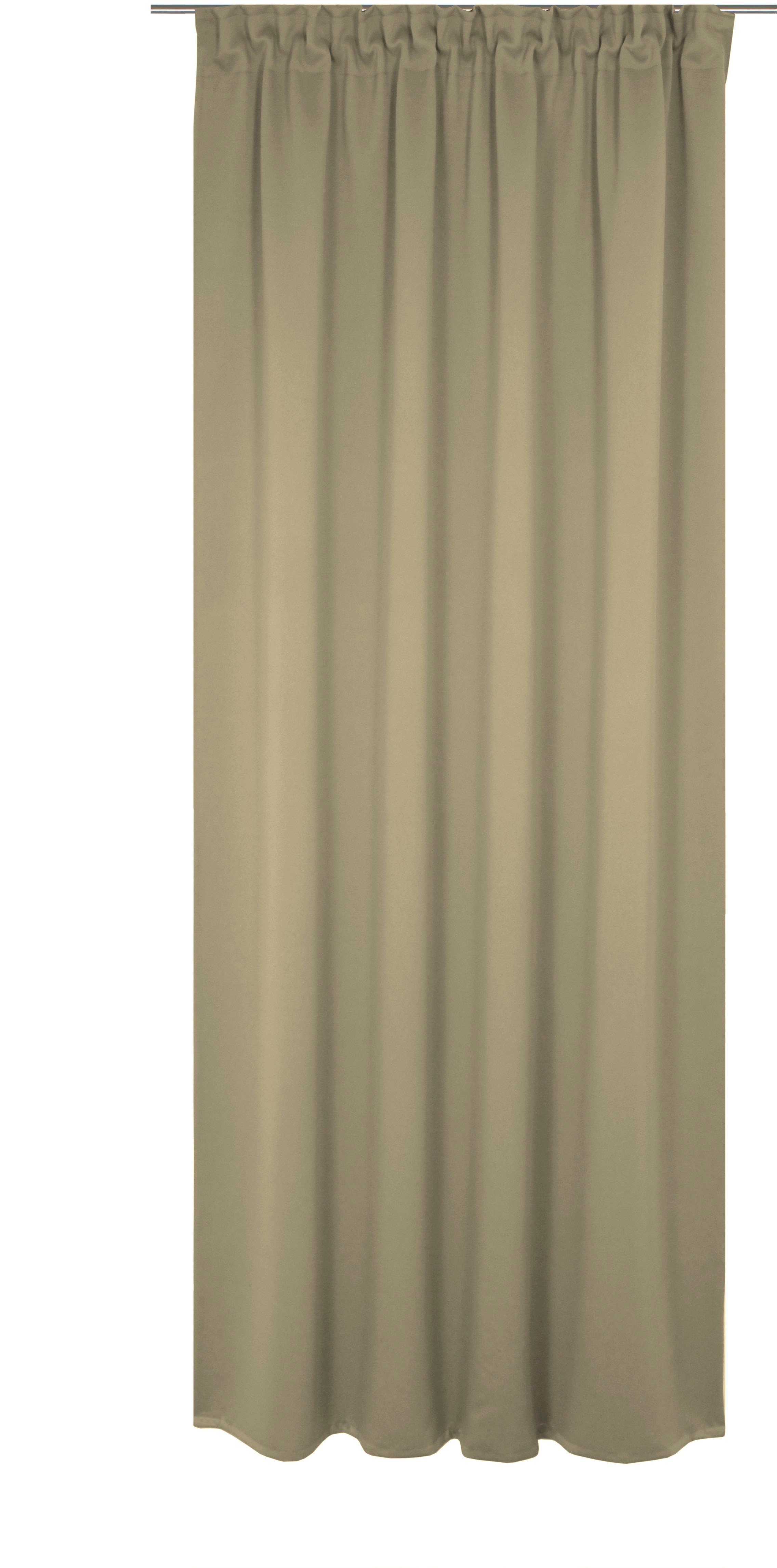 Vorhang WIRTH "Newbury", braun (schlamm), B:130cm H:225cm, Baumwolle, Polyester, Gardinen, nach Maß Image