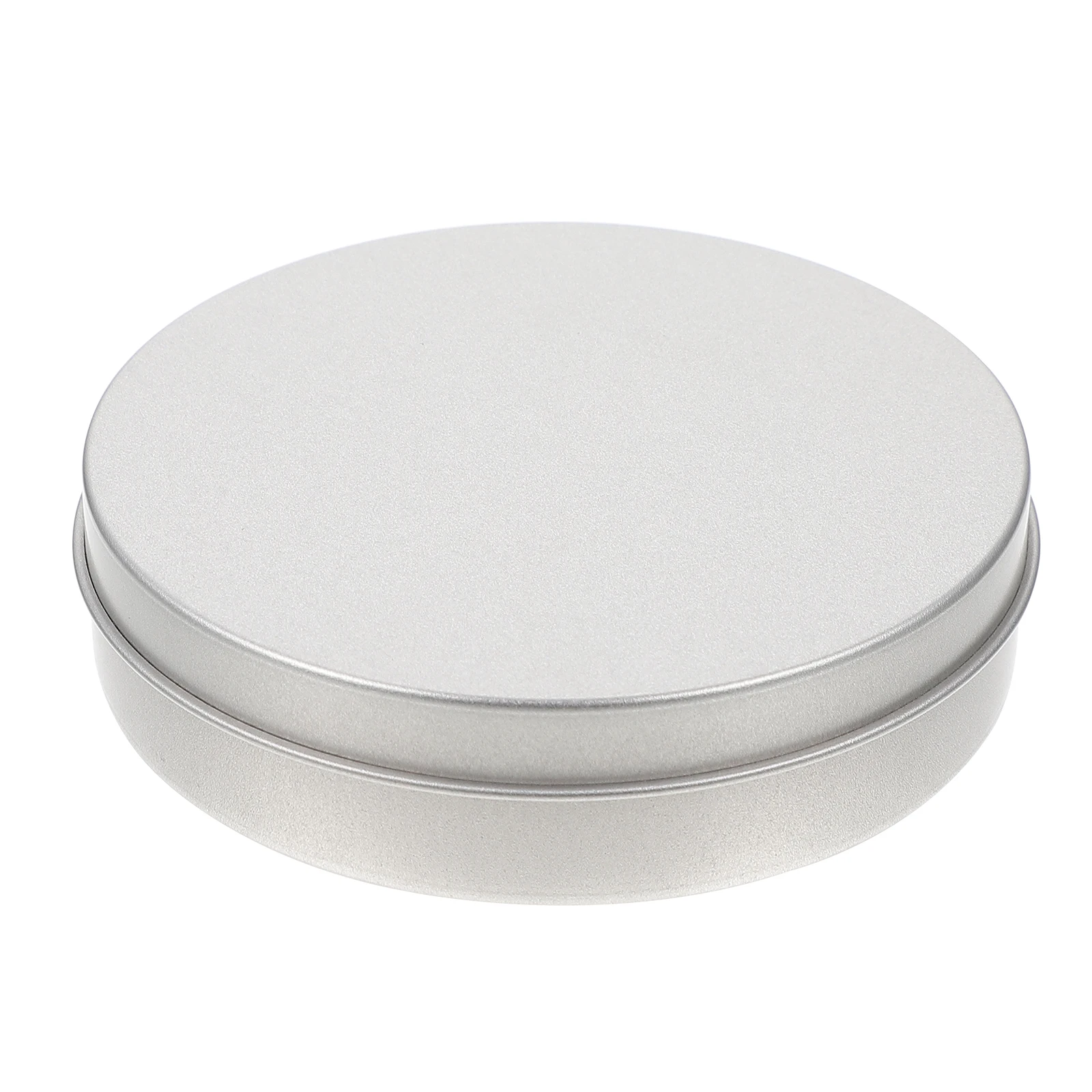 1pc Lebensmittel Grade Weißblech Süßigkeiten Kuchen Box Runde Lagerung Container Für Cookies Süßigkeiten Schmuck Kleinigkeiten Runde Zinn Können Cookie halter Image