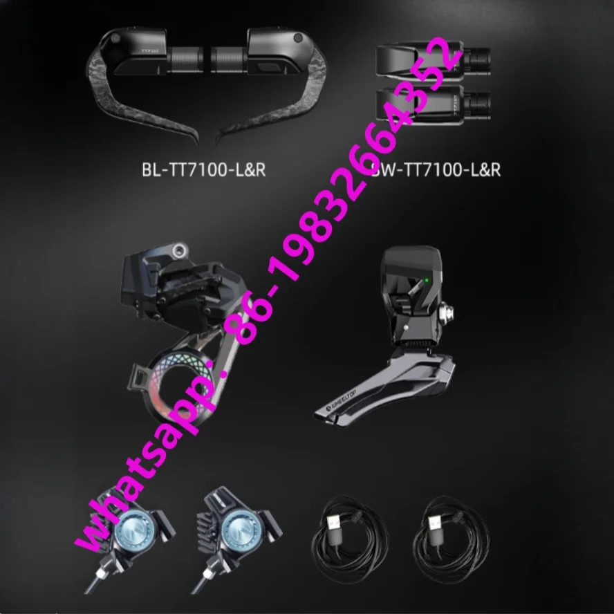 Wheeltop TT Transformer Eisen Drei-Straßen-Timing Drahtlose elektronische Übertragung 2 * 7-14S Keramik-Carbonfaser Großes Führungsrad Image