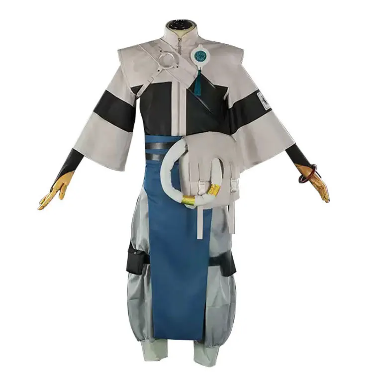 Gachiakuta Zanka Cosplay Kostüm Anime Erwachsene Männer Frauen Zipper Jacke Hosen Mit Schürze Zubehör Set Halloween Party Uniform Image