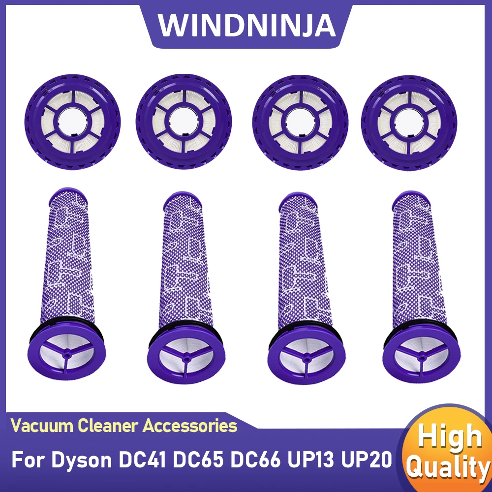 HEPA-Post-Vorfilter-Set, Ersatz für Dyson DC41 DC65 DC66 UP13 UP20 Animal, Multi Floor, Ball Staubsauger HEPA-Filter Image