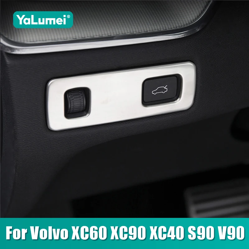 Für Volvo XC60 XC90 XC40 S90 V90 2018 2019 2020 2021 2022 2023 2024 2025 Auto Scheinwerfer Einstellung Taste Trim Abdeckung Zubehör Image
