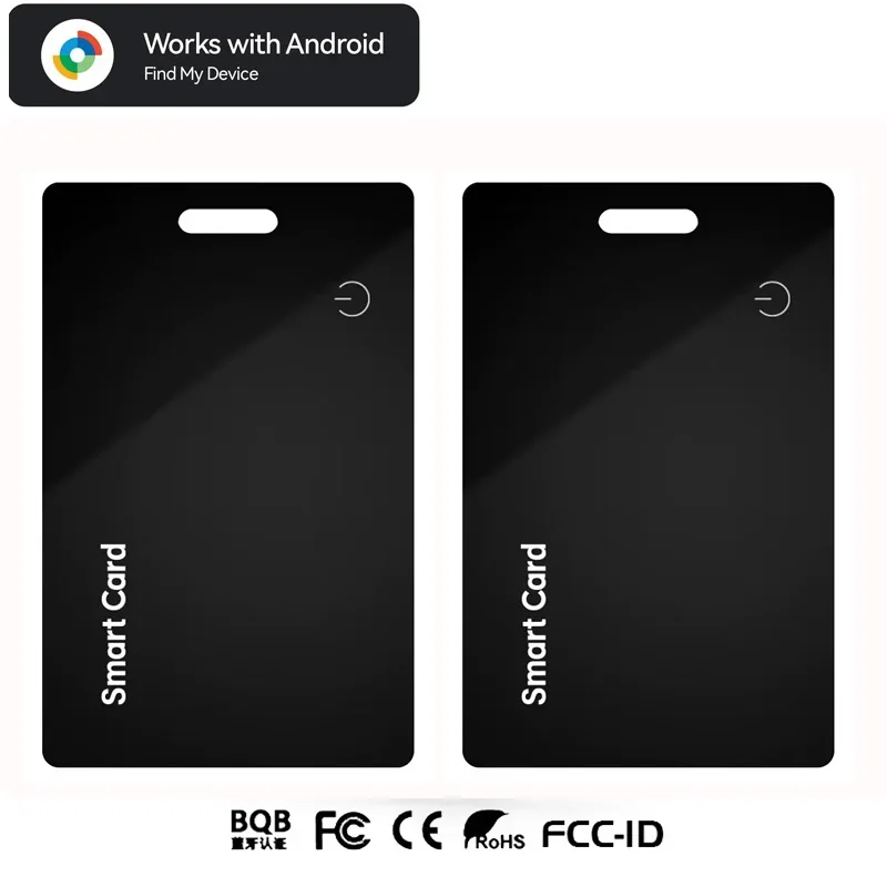 Slim SmartCard Wallet Tracker, Android Air Locator Tag – 1,8 mm dünn, IP68 wasserdicht, Google Find My APP (nur Android) Item Finder Image